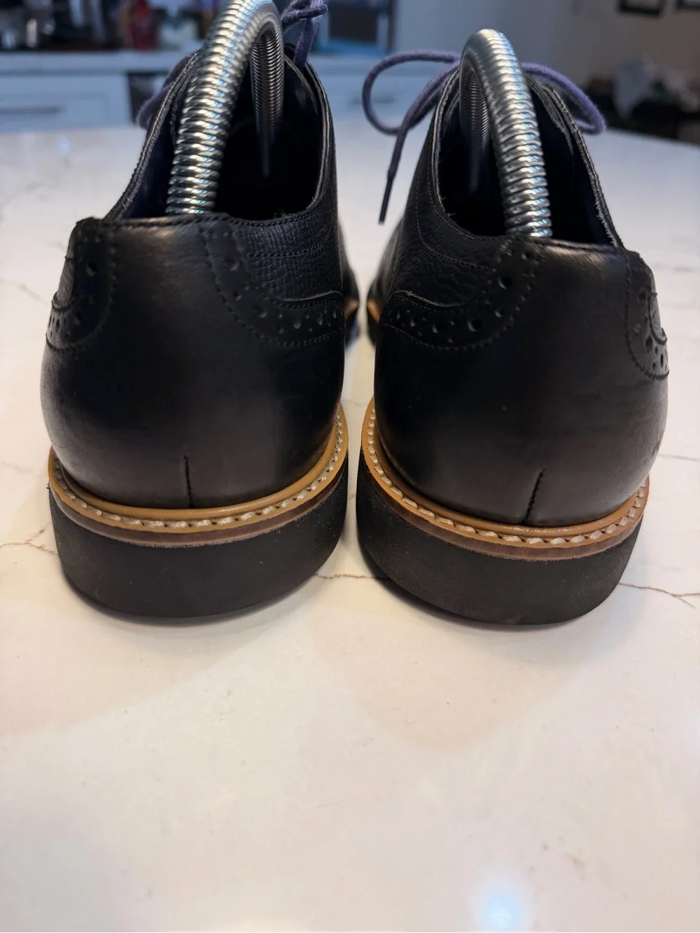 Cole Haan Cooper Square Wingtip Oxfords, men’s size 9.5 black